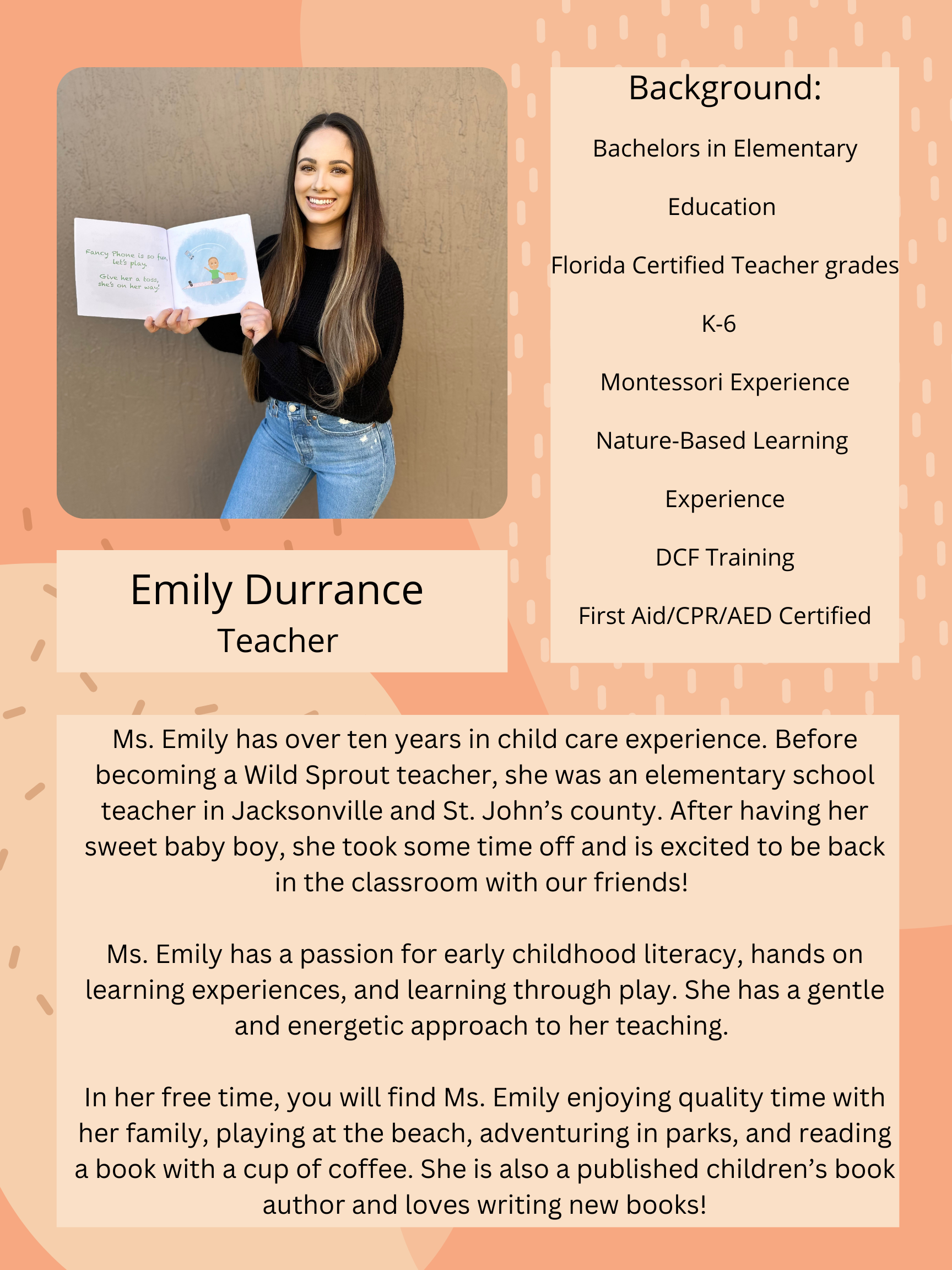 EMPLOYEE PROFILES WILD SPROUTS